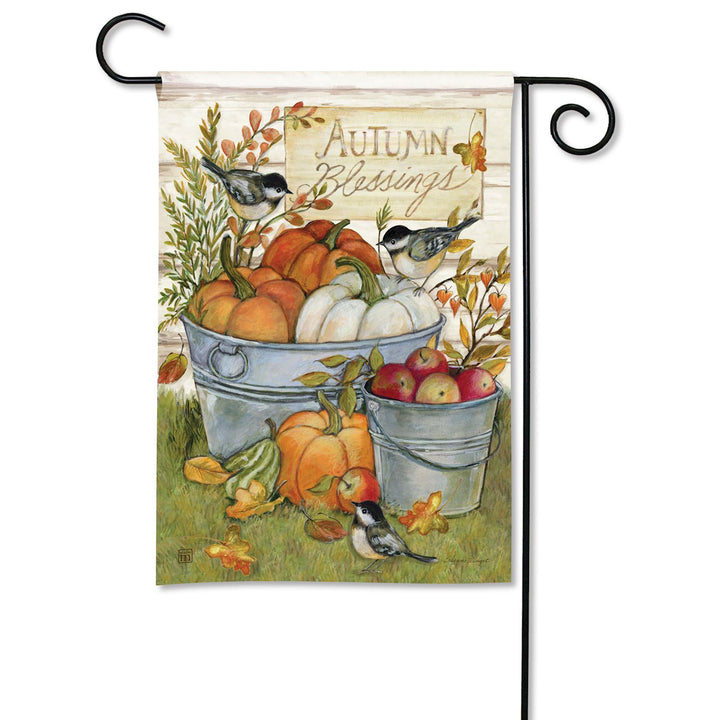 Autumn Blessings Harvest Garden Flag