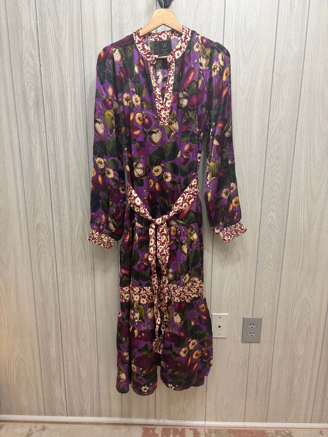 Blackberry Harvest Drop Waist Dress