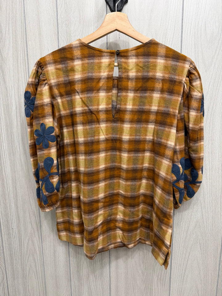 Bluebonnet Fields Embroidered Top