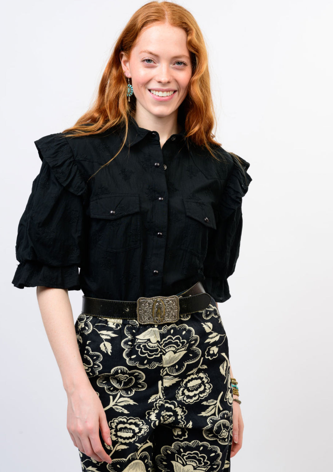 Midnight Prairie Blouse