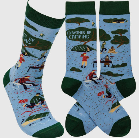 Rather Be Camping Socks