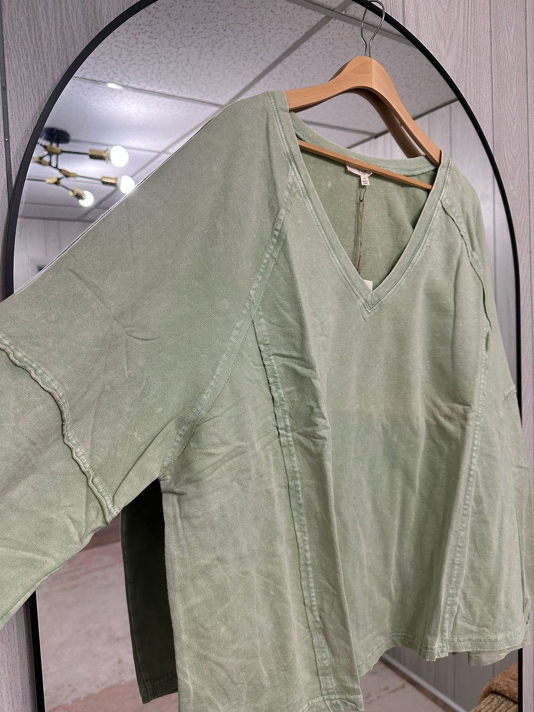 Sage Mineral Washed Sweater