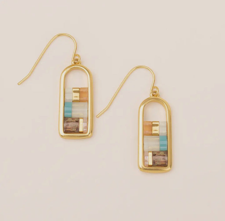 Good Karma Miyuki Frame Earring