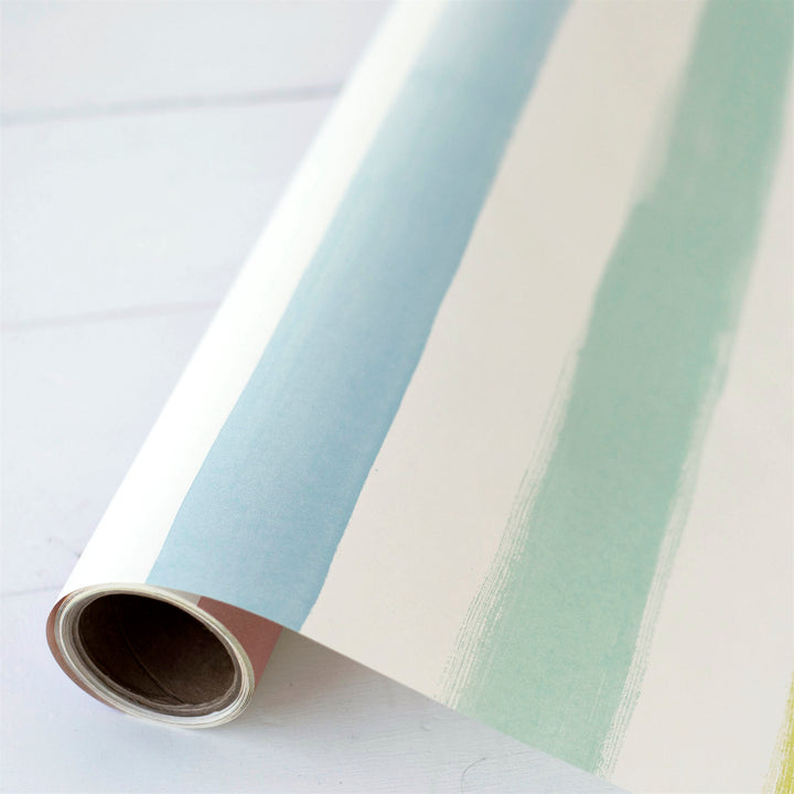 Sorbet Painted Stripe Paper Table Runner