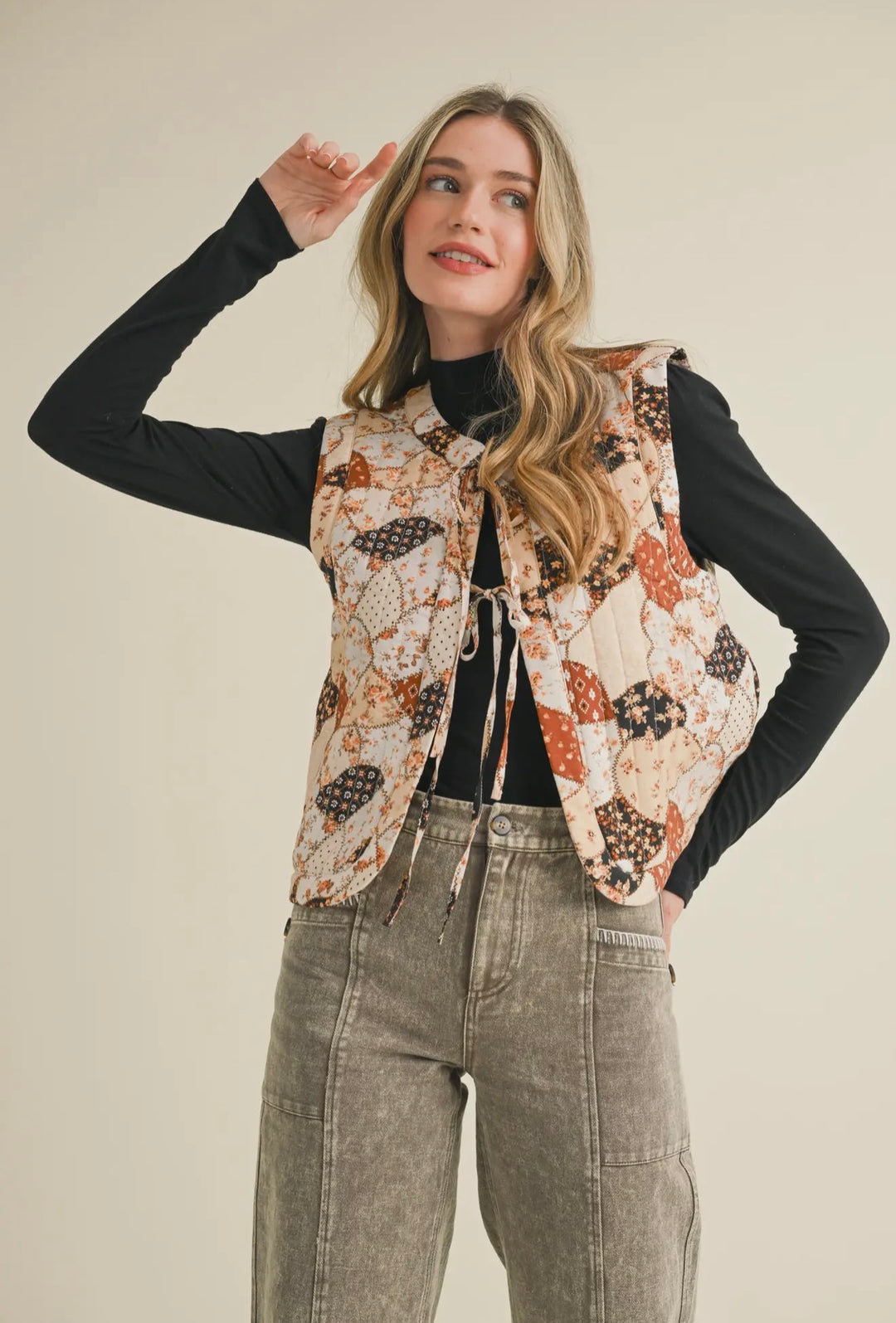 Prairie Patchwork Quilted Vest