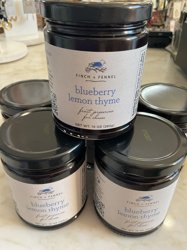 Blueberry Lemon Thyme Fruit Preserves for Cheese