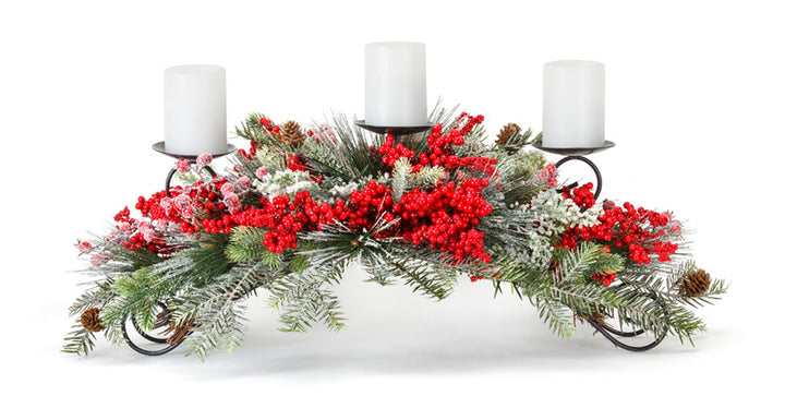 Snowy Pine Centerpiece