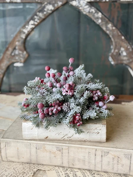 Sugarplum Frosted Berry Half Sphere