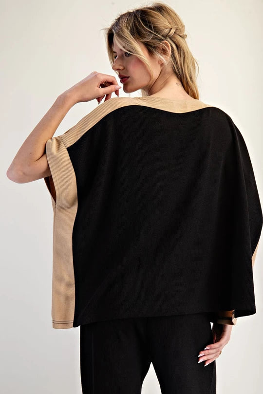 The Lounge Luxe Colorblock Top