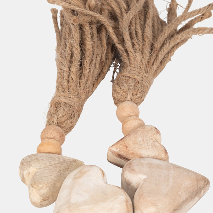 Sweetheart Wood Bead Garland