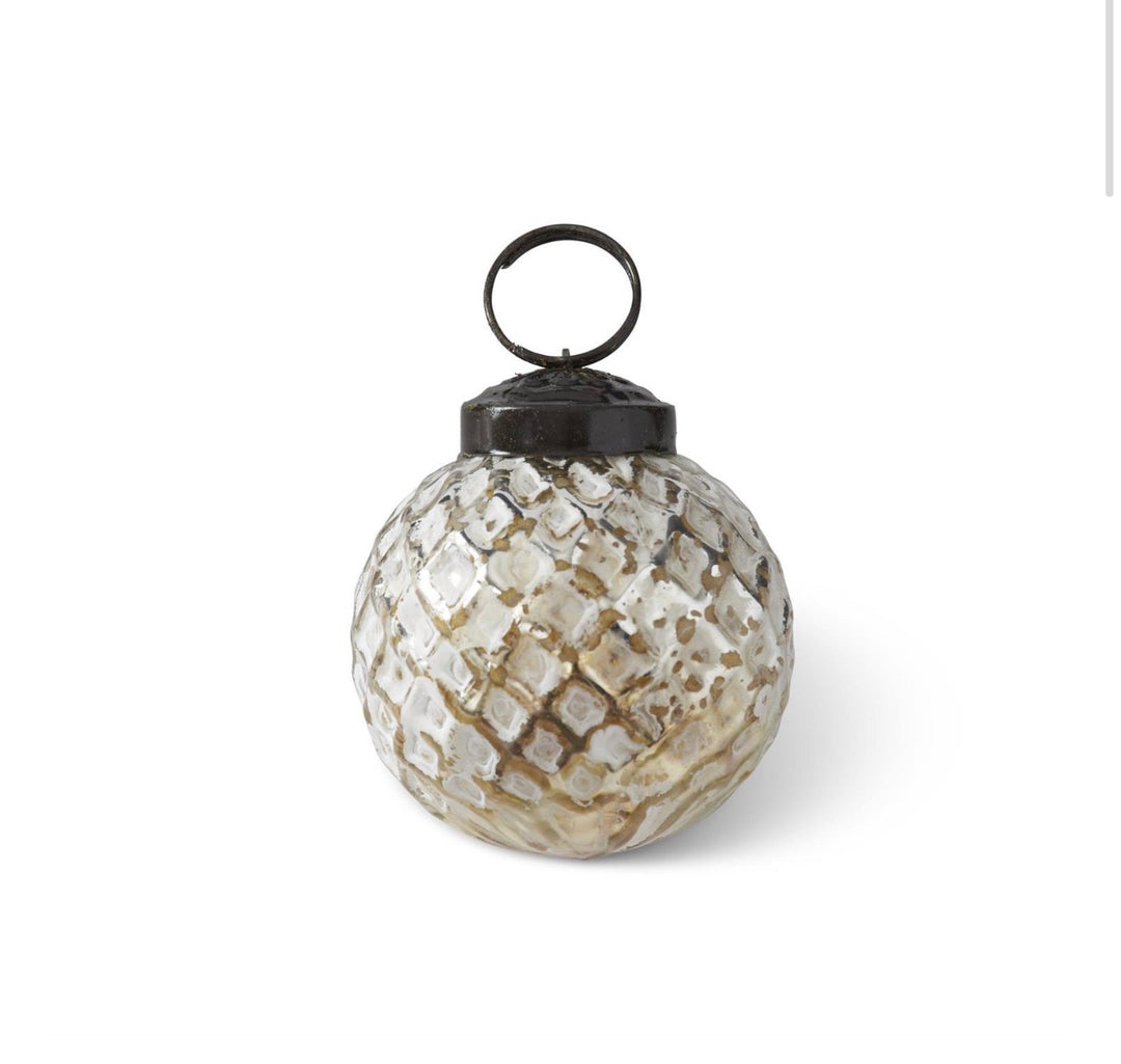 Vintage Elegance Mercury Glass Ornaments
