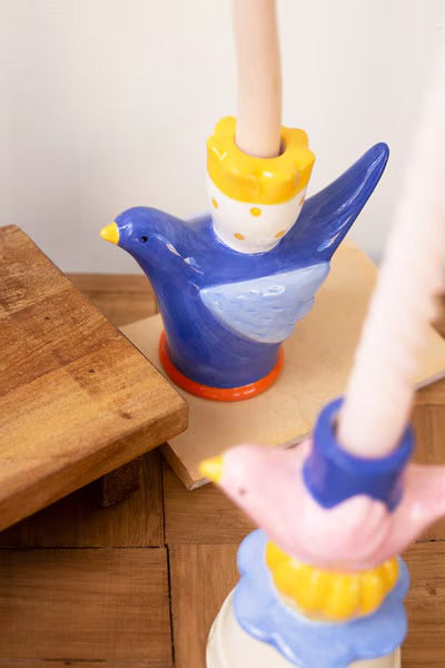 The Songbird Taper Holders