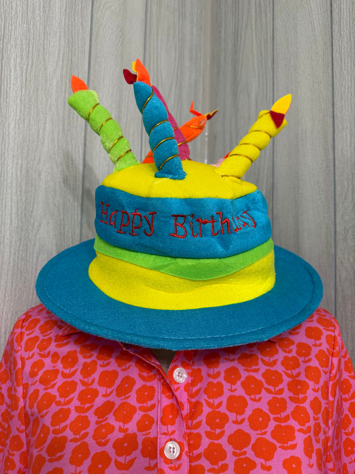 Velvet Birthday Cake Hat