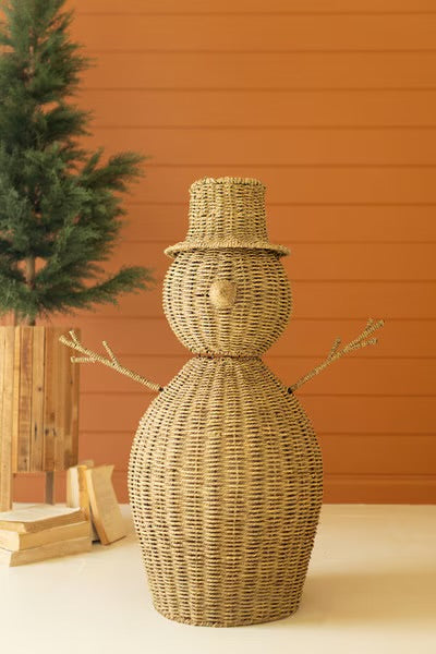 Winter Woven Snowman