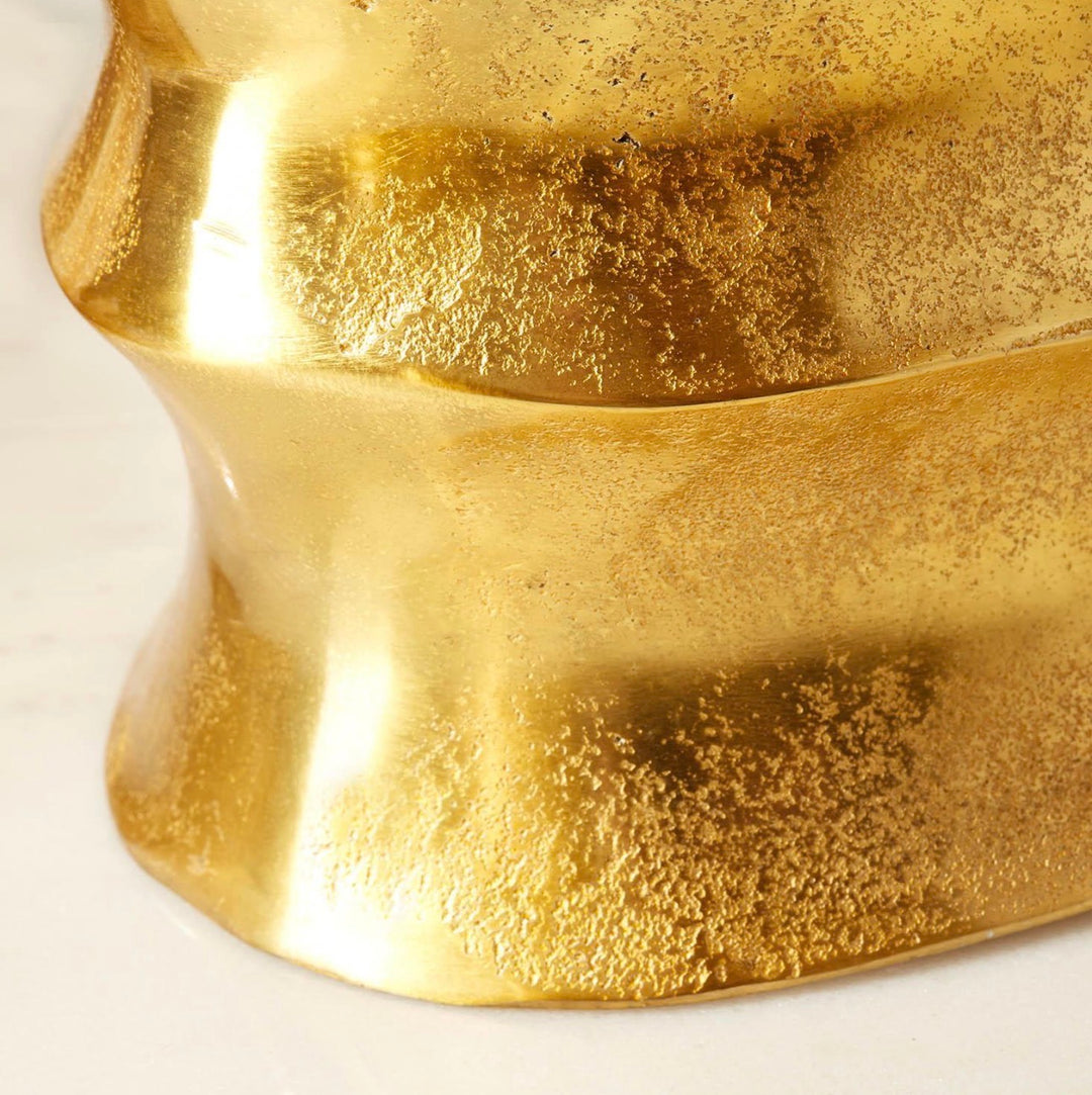 Golden Ripple Aluminum Planters