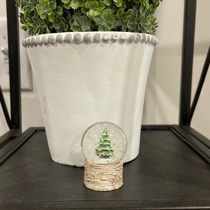 Mini Snow Globe with Christmas Tree
