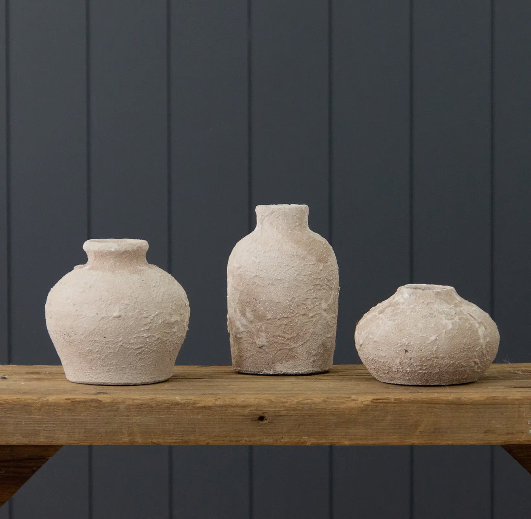 Textured Ceramic Bud Vase