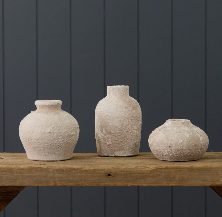 Textured Ceramic Bud Vase