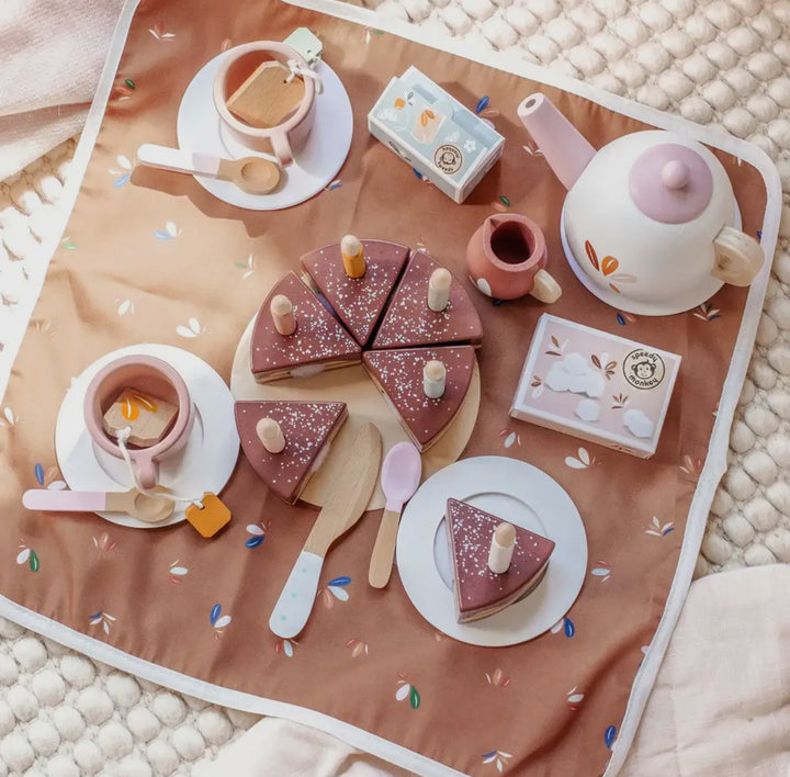 Wooden Birthday Tea Party Set