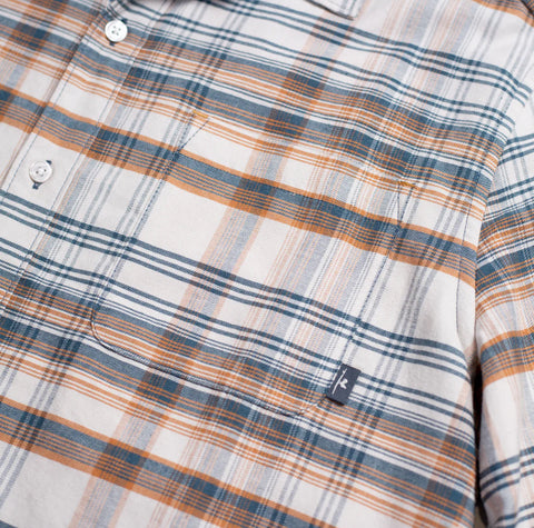 B&B Rad Plaid Button Up - Rust