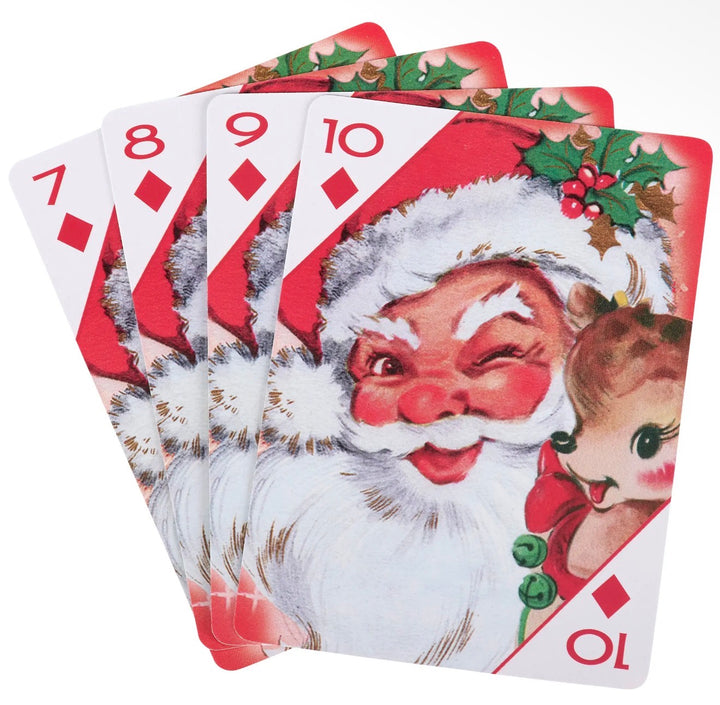 Vintage Santa Playing Cards – 54-Card Set