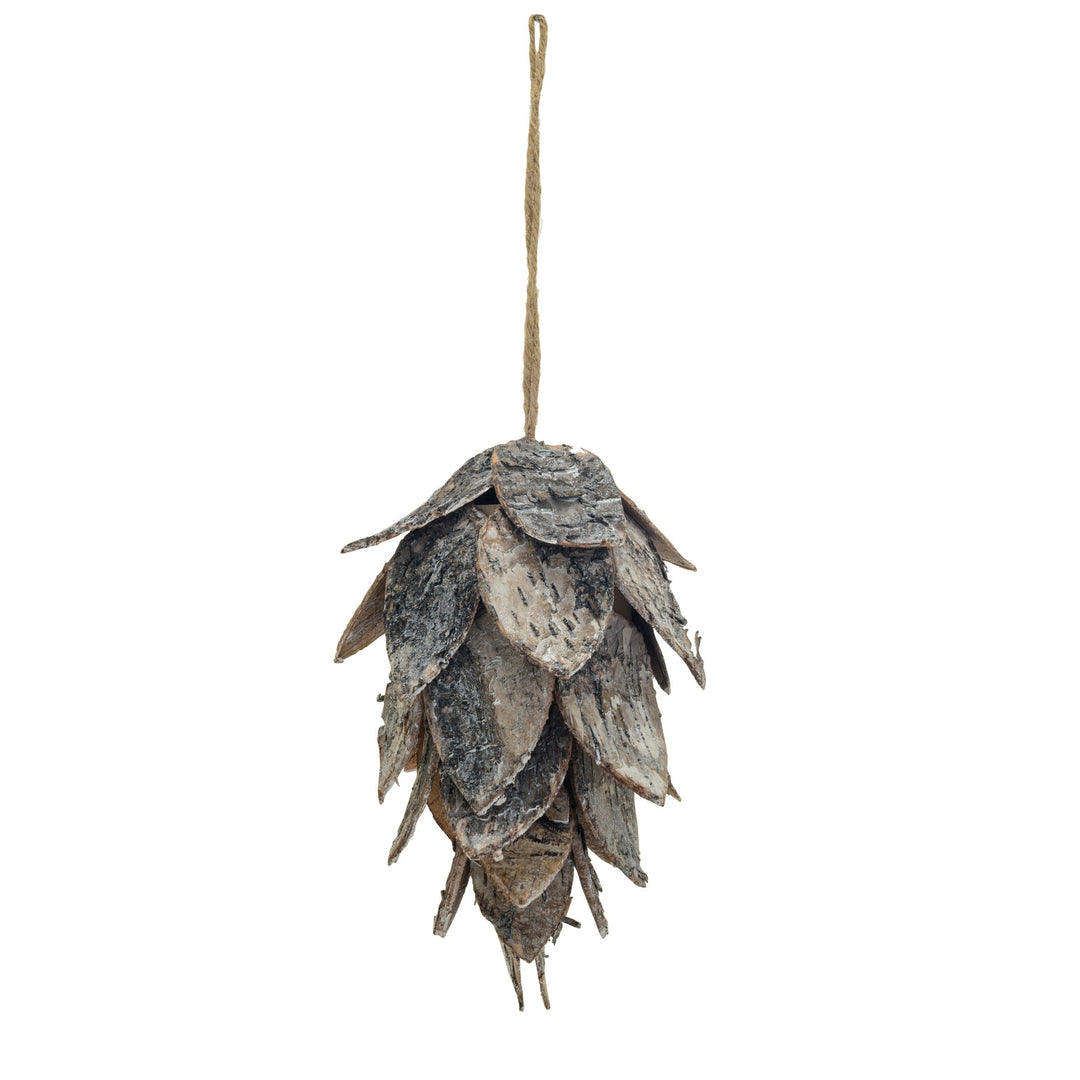 Natural Birch Pinecone Ornament