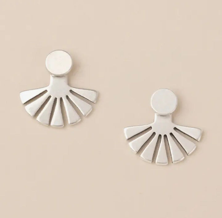 Refined Sunburst Ear Jacket Earrings - FINAL SALE
