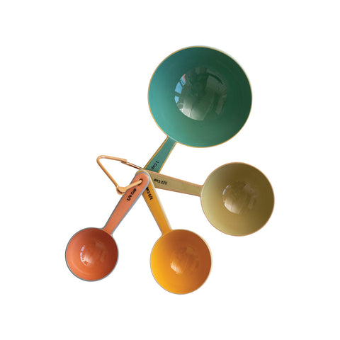 Enameled Stainless Steel Measuring Spoons Set