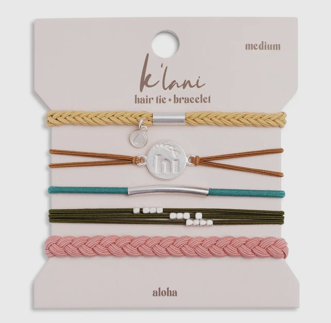 Hair Tie Bracelet Set