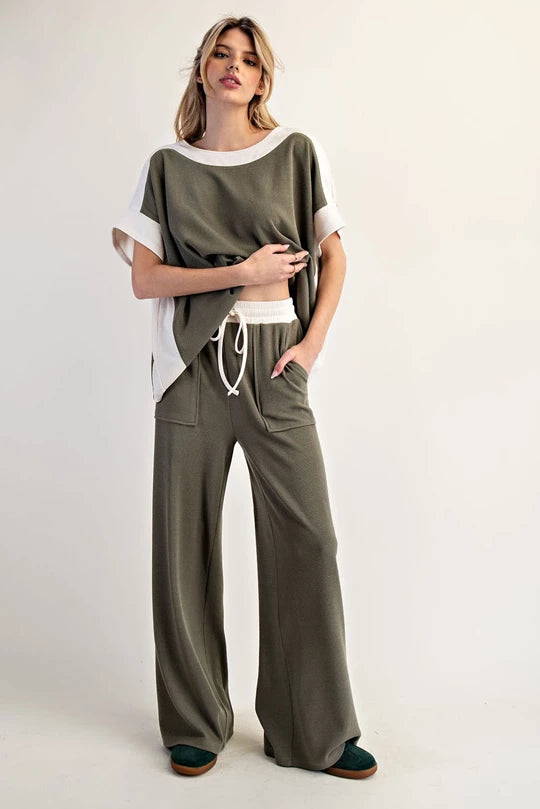 The Lounge Luxe Wide Leg Pants