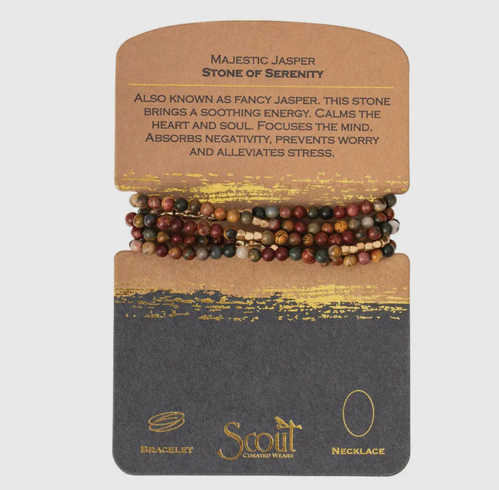 Stone Wrap Bracelet/Necklace