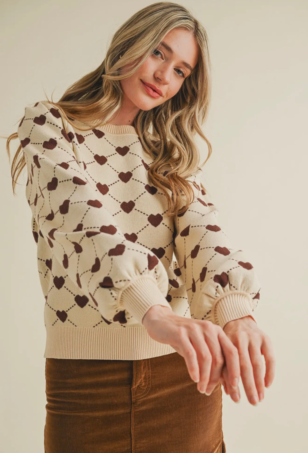 The Sweetheart Argyle Sweater