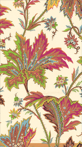 Caspari Jeweled Paisley Garden Guest Napkins