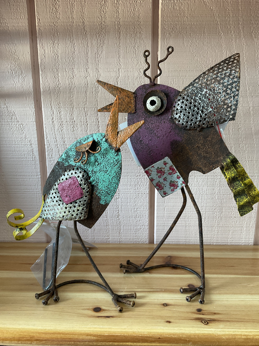 Rustic Metal Birds