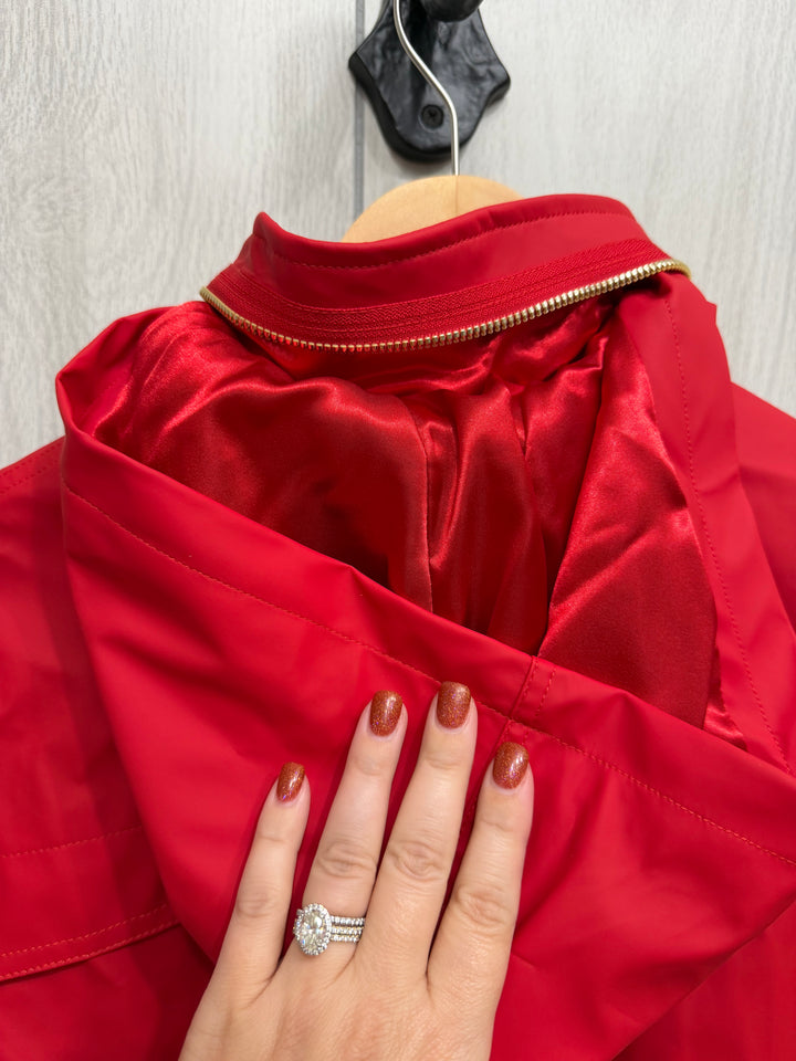 Scarlet Stroll Rain Jacket