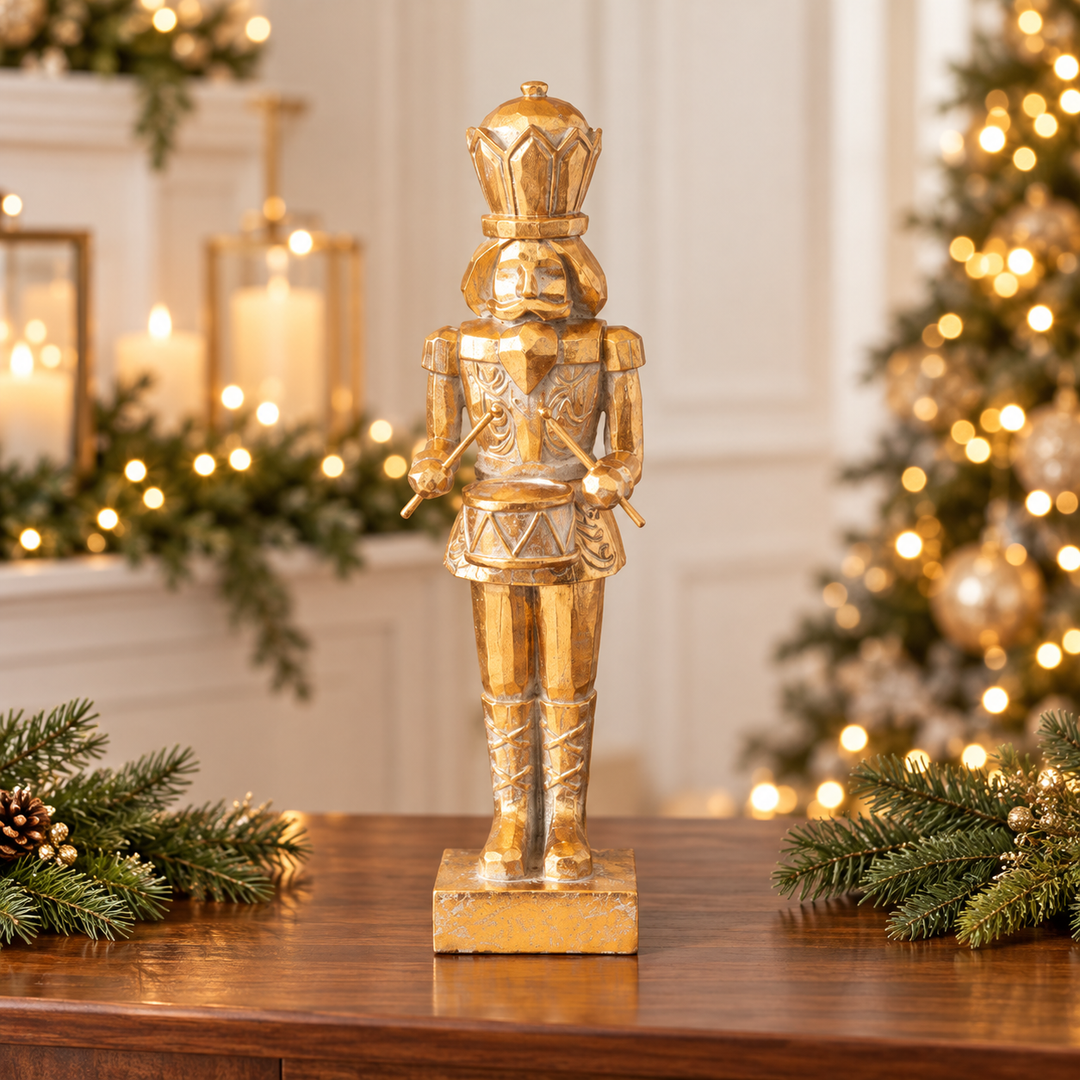 Regal Gold Nutcracker Figurines