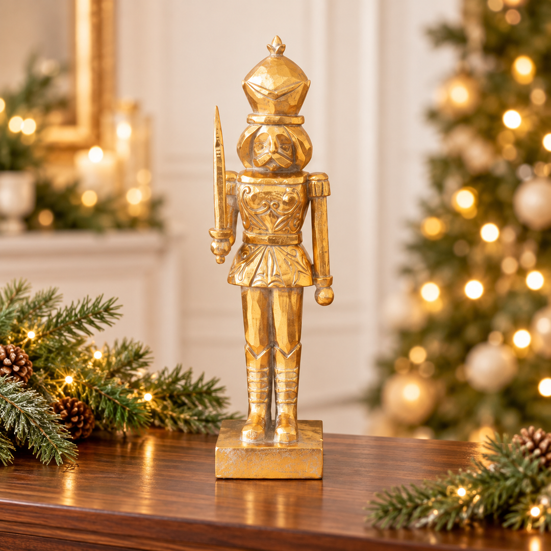 Regal Gold Nutcracker Figurines