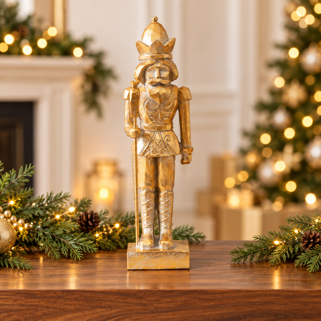 Regal Gold Nutcracker Figurines