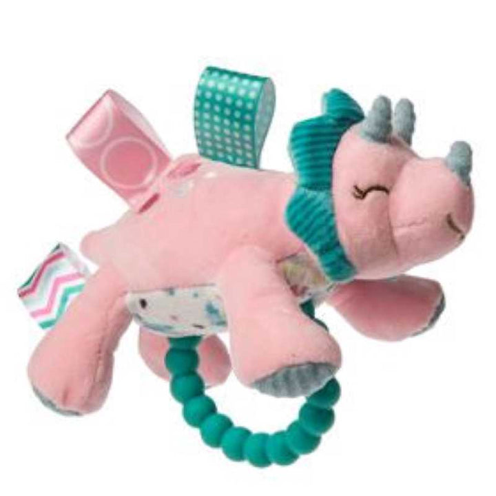 Aroar-a-saurus Teether Rattle with Taggies