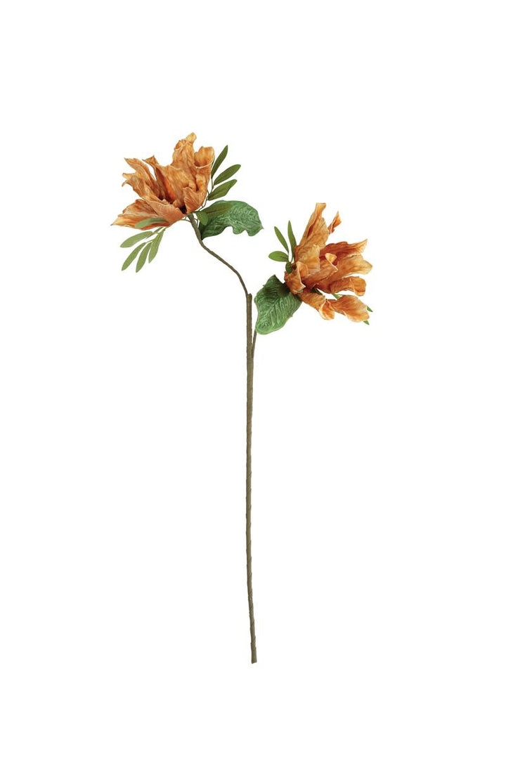 Burnt Orange Blossom Stem