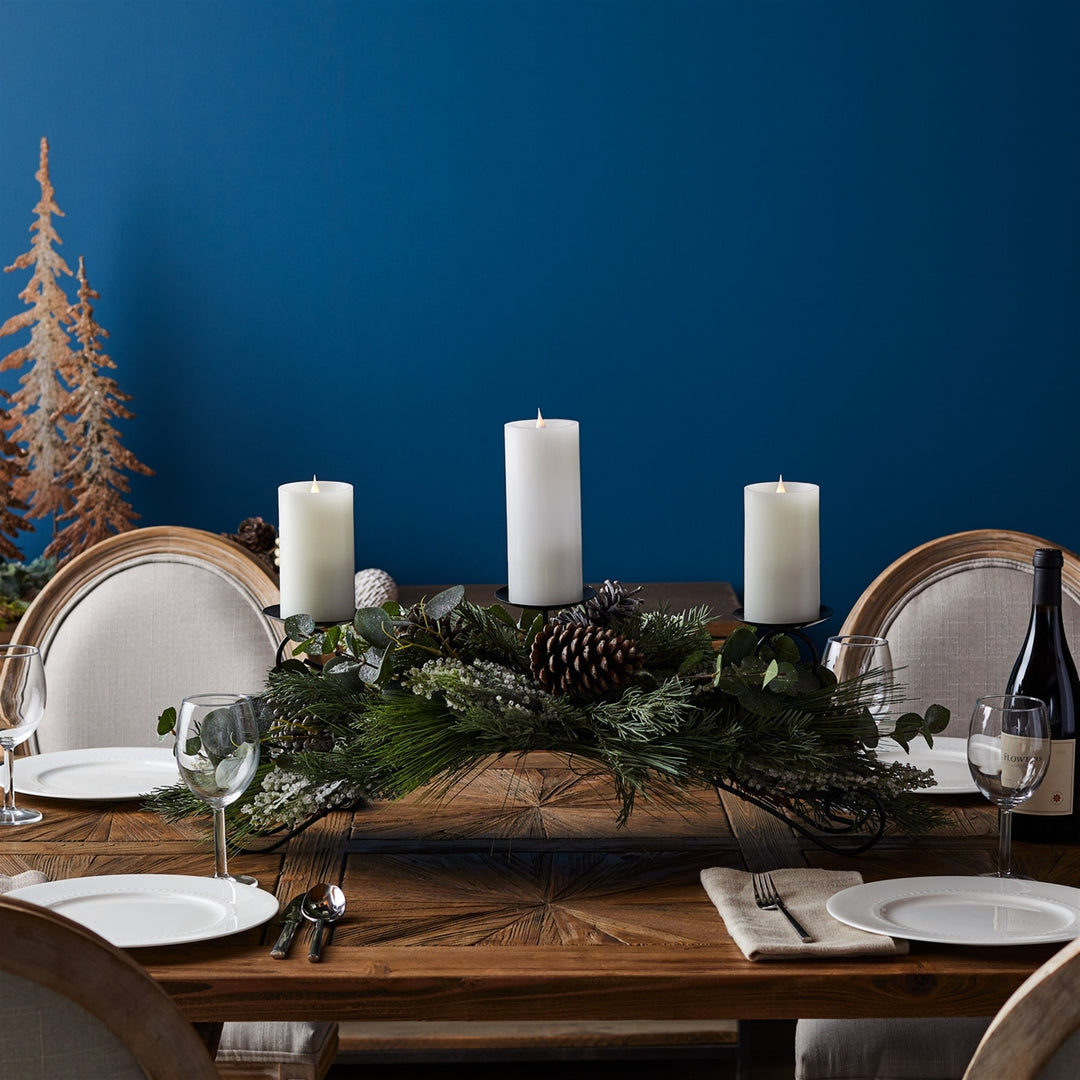 Snowy Pine Centerpiece