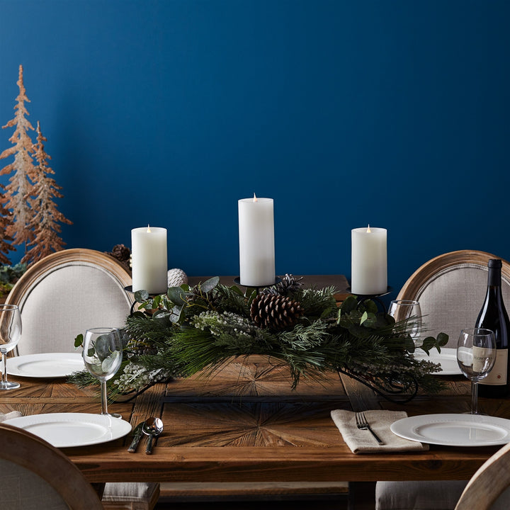 Snowy Pine Centerpiece