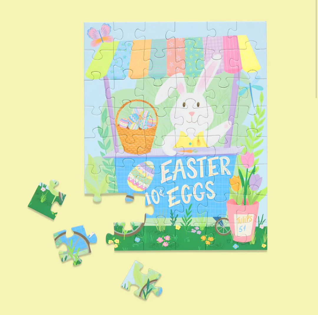 Snax Size Easter Bunny Market Puzzle
