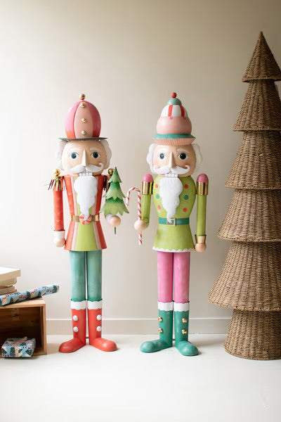 Whimsical Nutcracker Statement Figurines