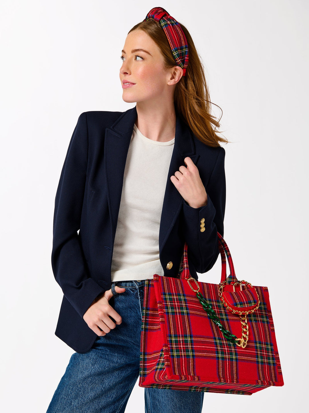 Holiday Tartan Plaid Tote