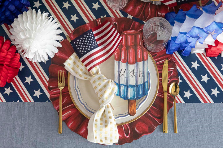 Stars & Stripes Paper Table Runner