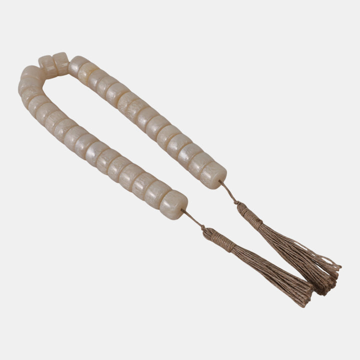 Ivory Stone Beaded Decorative Garland