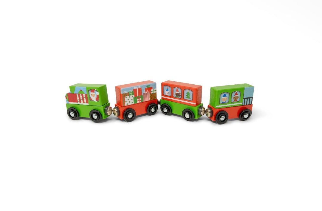 Mighty Minis Magnetic Christmas Train Set