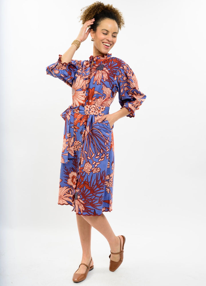 The Marielle Floral Shirt Dress