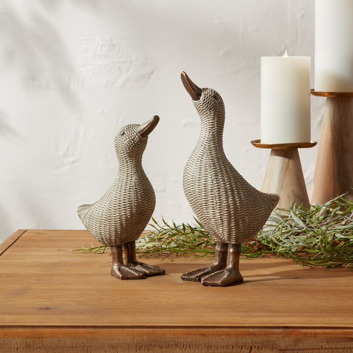 Woven Texture Standing Duck
